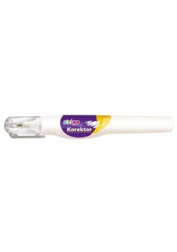 Korektor w piórze z metalową końcówką 8ml (12szt)