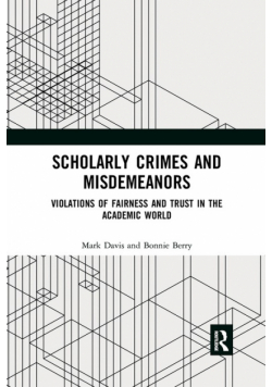 Scholarly Crimes and Misdemeanors