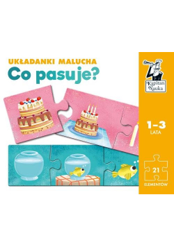 Co pasuje? Układanki malucha Kapitan Nauka