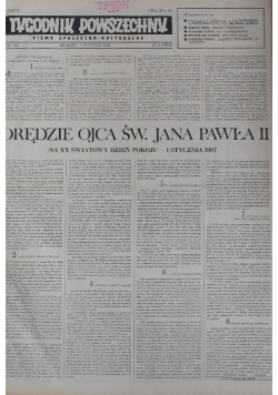 Tygodnik Powszechny numer 1 do 52 / 87