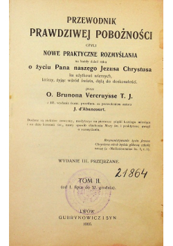 Przewodnik Prawdziwej Pobożności Tom II 1905 r.