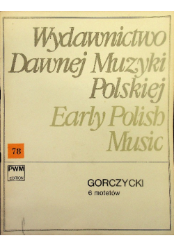 Gorczycki 6 motetów