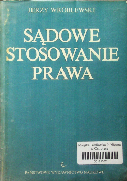Sądowe stosowanie prawa