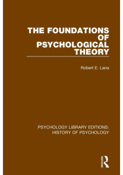 The Foundations of Psychological Theory