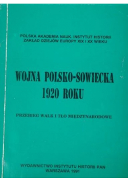 Wojna Polsko-Sowiecka 1920 roku