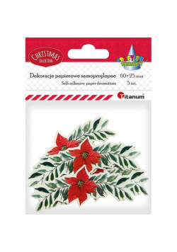 Dekoracje samoprzylepne girlanda 60x25mm 5szt
