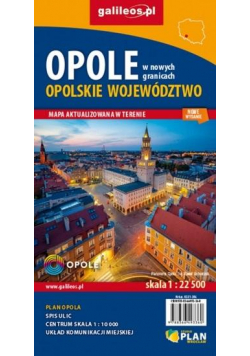 Mapa - Woj. opolskie/Opole 1: 22 500