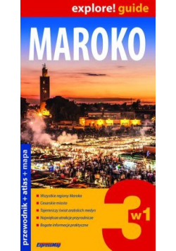 Maroko Przewodnik 3w1 z mapą samochodową