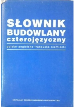 Słownik budowlany czterojęzyczny
