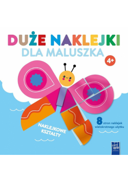 Duże naklejki dla maluszka. Motylek 4+