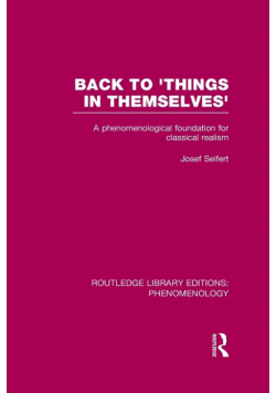 Back to 'Things in Themselves'