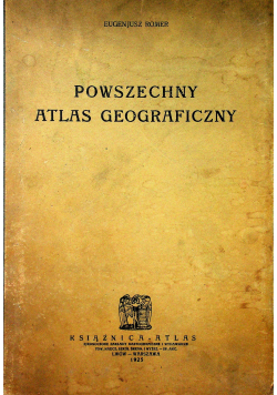 Powszechny atlas geograficzny 1925 r
