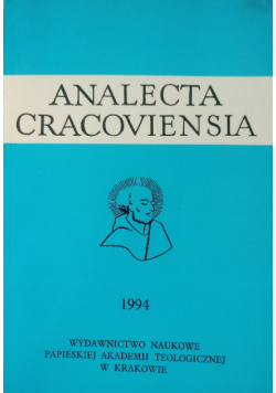Analecta Cracoviensia Nr 26 / 94