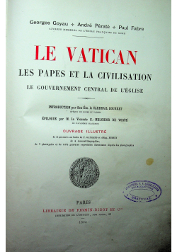 Le Vatican Les Papes et la Civilisation 1895 r.
