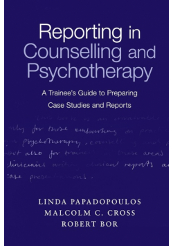 Reporting in Counselling and Psychotherapy
