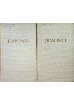 Jean Pauls Werke Tom I i II