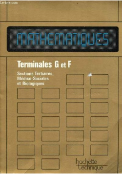 Mathématiques Terminales G et F