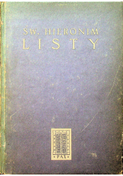 Św Hieronim Listy