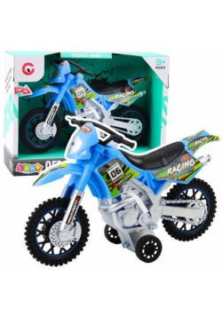 Motor crossowy Off-Road niebieski
