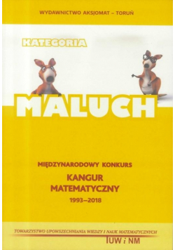 Matematyka z wesołym Kangurem. Maluch w.2018