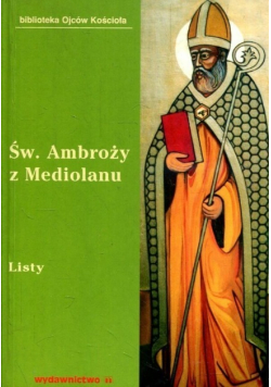 Św. Ambroży z Mediolanu Listy Tom I