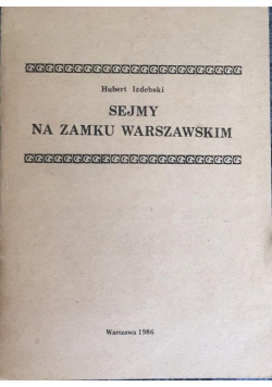 Sejmy na zamku warszawskim