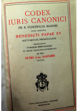 Codex iuris canonici 1948r