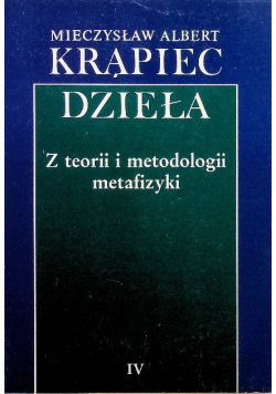 Dzieła Z teorii i metodologii metafizyki