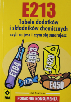 E213 Tabele dodatków i składników chemicznych