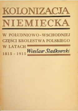Kolonizacja Niemiecka