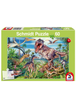 Puzzle 60 Wśród dinozaurów G3
