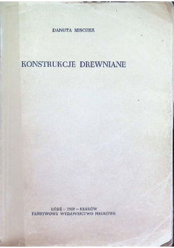 Konstrukcje drewniane