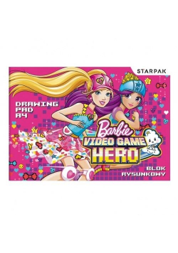 Blok rysunkowy A4/20K biały Barbie VG (20szt)