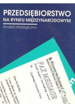 Przedsiębiorstwo na rynku międzynarodowym