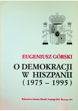 O demokracji w Hiszpanii 1975 1995