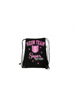 Worek szkolny plecak WR1012 Pink cat MESIO