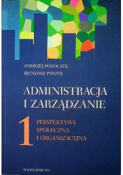 Administracja i zarządzanie Część 1