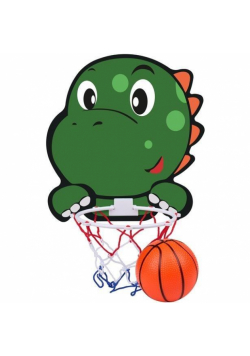 Tablica do koszykówki 40x30cm z piłką Dino