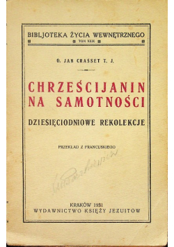 Chrześcijanin na samotności 1931 r.