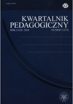 Kwartalnik Pedagogiczny 2024/2 (272) Technologie i nowe media w edukacji