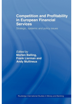 Competition and Profitability in European Financial Services