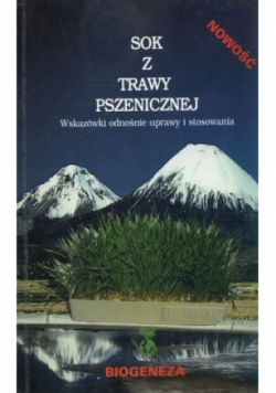 Sok z trawy pszenicznej