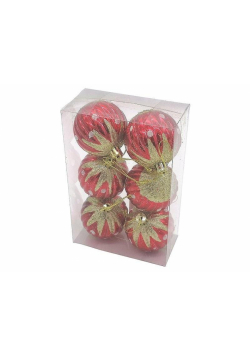 Bombki 6cm 6szt