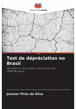Test de dépréciation no Brasil