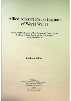 Allied Aircraft Piston Engines of World War II