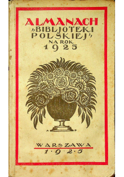 Almanach Biblioteki Polskiej 1925 r.