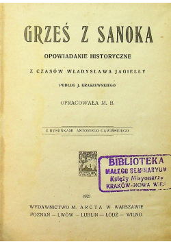 Grześ z Sanoka 1921 r