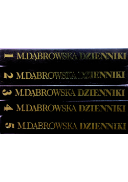 Dąbrowska Maria Dzienniki 5 Tomów