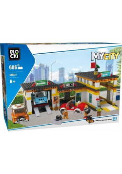 Klocki Blocki MyCity Stacja Obsługi 686 el.