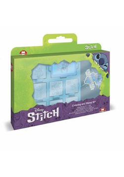Pieczątki w walizce Stitch